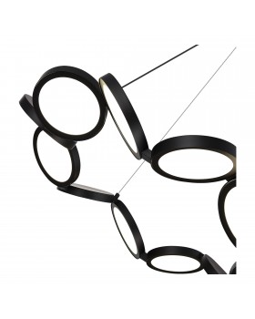 SL6508.403.01 Светильник подвесной ST-Luce Черный/Белый LED 1*60W 4000K RIO-foto3