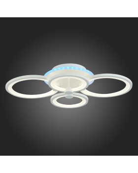 SLE200352-04RGB Светильник потолочный Белый/Белый LED 1*100W RGB 8W 3000-6000K LETO-foto8