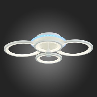 SLE200352-04RGB Светильник потолочный Белый/Белый LED 1*100W RGB 8W 3000-6000K LETO-foto8