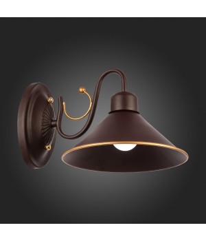 SLE120401-01 Светильник настенный Темно-коричневый/Черный E27 1*60W CIOLLA-foto7