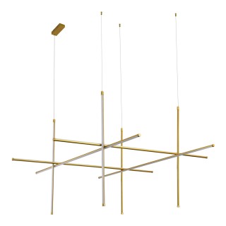 SL6207.203.150 Светильник подвесной ST-Luce Матовое золото LED 1*150W 3000K RETICO-foto2