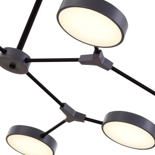 SLE6003-702-08 Светильник потолочный Серый/Серый LED 8*10W MONTA-foto5