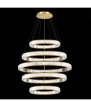 SL1622.303.05 Люстра подвесная ST-Luce Латунь/Прозрачный LED 1*255W 4000K TIVOLI-foto3