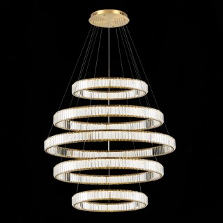 SL1622.303.05 Люстра подвесная ST-Luce Латунь/Прозрачный LED 1*255W 4000K TIVOLI-foto3