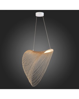 SL6900.503.24 Светильник подвесной ST-Luce Белый/Древесный LED 1*24W 4000K FOSSIL-foto5