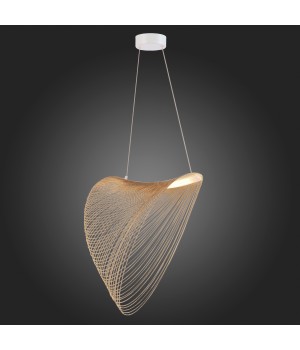 SL6900.503.24 Светильник подвесной ST-Luce Белый/Древесный LED 1*24W 4000K FOSSIL-foto5