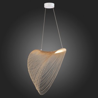 SL6900.503.24 Светильник подвесной ST-Luce Белый/Древесный LED 1*24W 4000K FOSSIL-foto5