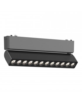 ST675.446.12 Магнитный трековый светильник Черный LED 1*12W 4000K 710Lm Ra>90 >90 IP20 L230xW26xH81 48V SKYFLAT