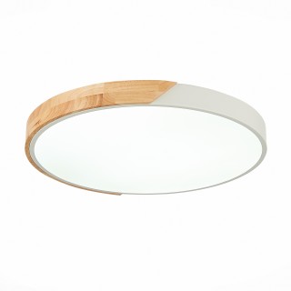 SLE200952-01 Светильник потолочный Белый, Светлое дерево/Белый LED 1*45W 3000K/4000K/6000K FESTA-foto11
