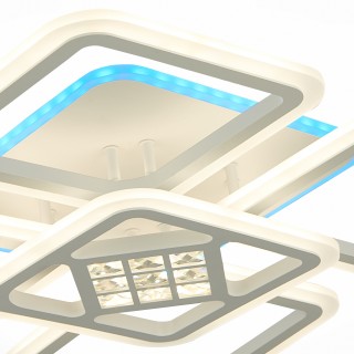 SLE500052-05RGB Светильник потолочный Белый/Белый LED 1*160W RGB 10W 3000-6000K MARLIN-foto5