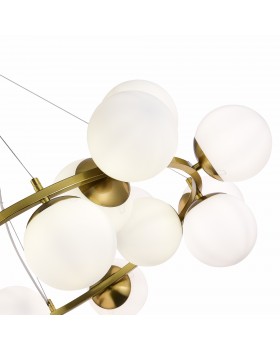 SLE1191-203-20 Люстра подвесная Золотистый/Белый E27 20*60W FRATTA-foto4