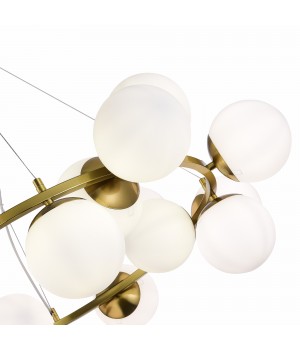 SLE1191-203-20 Люстра подвесная Золотистый/Белый E27 20*60W FRATTA-foto4