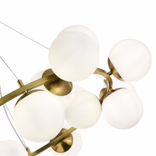 SLE1191-203-20 Люстра подвесная Золотистый/Белый E27 20*60W FRATTA-foto4