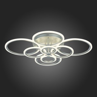 SLE500592-08 Светильник потолочный Серебристый/Белый LED 1*212W 3000-6000K CERINA-foto9