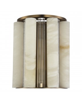 SL1516.301.02 Светильник настенный ST-Luce Бронза, Прозрачный/Бежевый Алебастр E14 2*40W DELIGHT-foto2