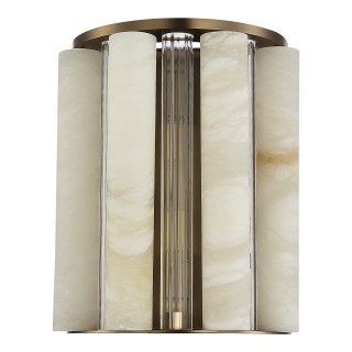 SL1516.301.02 Светильник настенный ST-Luce Бронза, Прозрачный/Бежевый Алебастр E14 2*40W DELIGHT-foto2