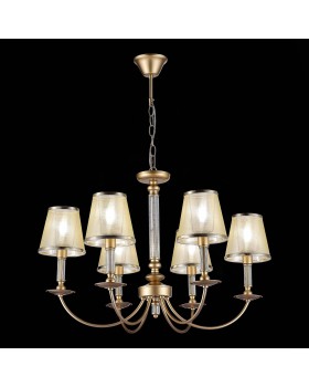 SLE1115-203-06 Люстра подвесная розовое золото/Розовое золото E14 6*60W VINCI-foto4