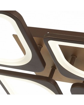 SLE500372-04 Светильник потолочный Кофейный/Белый LED 1*112W 3000-6000K GIURA-foto5