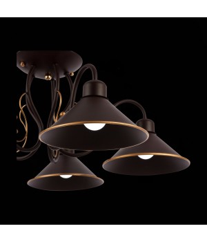 SLE120402-05 Люстра потолочная Темно-коричневый/Черный E27 5*60W CIOLLA-foto7