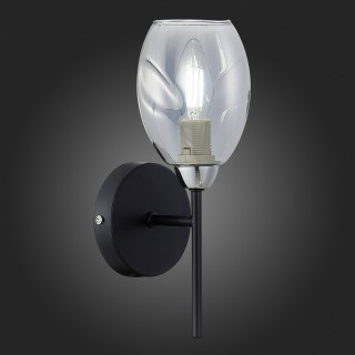 SLE155511-01 Бра Черный, Хром/Дымчатый E14 1*40W GLOA-foto5