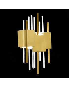 SL1633.201.02 Бра ST-Luce Матовое золото/Матовое золото,Прозрачный E14 2*40W OLVERA-foto3