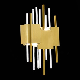 SL1633.201.02 Бра ST-Luce Матовое золото/Матовое золото,Прозрачный E14 2*40W OLVERA-foto3