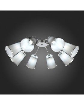 SLE103002-08 Люстра потолочная Хром/Черный E14 8*40W MALEONTE-foto5