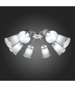 SLE103002-08 Люстра потолочная Хром/Черный E14 8*40W MALEONTE-foto5