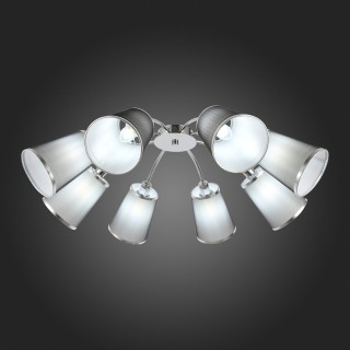 SLE103002-08 Люстра потолочная Хром/Черный E14 8*40W MALEONTE-foto5