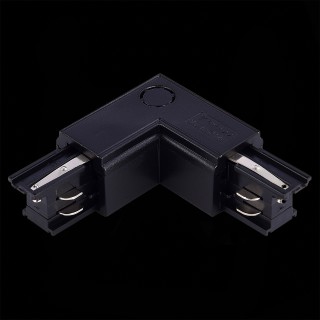 ST030.409.15R Угловой токоподвод правый для трехфазного шинопровода ST-Luce Черный Трехфазная трековая система-foto2