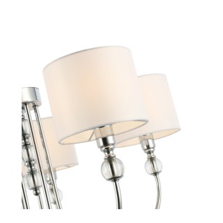 SLE111103-05 Светильник подвесной Хром/Белый E14 5*40W LINNA-foto3