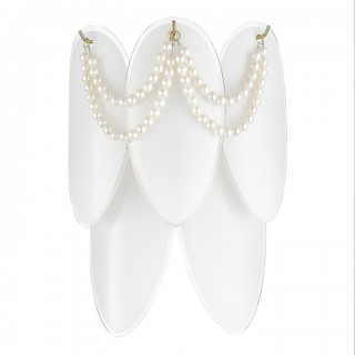 SLE1651-201-02 Светильник настенный Золотистый/Молочно-Белый E14 2*40W ROOMI-foto2