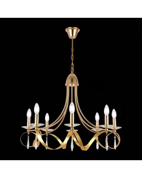 SLE120213-08 Светильник подвесной Французское золото E14 8*40W FILATTA-foto4