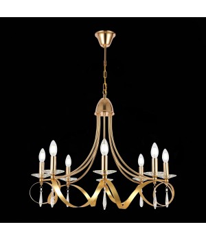 SLE120213-08 Светильник подвесной Французское золото E14 8*40W FILATTA-foto4