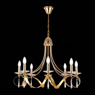 SLE120213-08 Светильник подвесной Французское золото E14 8*40W FILATTA-foto4