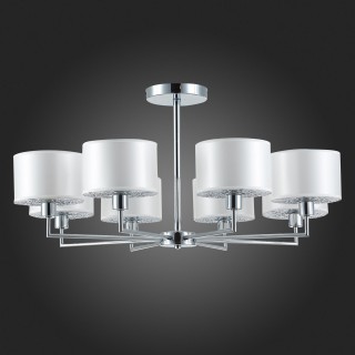 SLE105003-08 Люстра подвесная Хром/Белый E14 8*40W BELGE-foto8