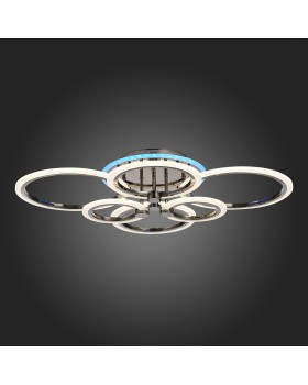 SLE500582-06RGB Светильник потолочный Темный хром/Белый LED 1*132W RGB 8W 3000-6000K CERINA-foto8