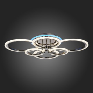 SLE500582-06RGB Светильник потолочный Темный хром/Белый LED 1*132W RGB 8W 3000-6000K CERINA-foto8