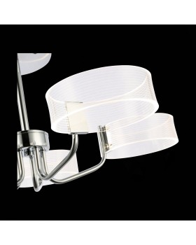 SLE283102-05 Люстра потолочная Хром/Белый LED 5*8W 3000K SOLLA-foto6