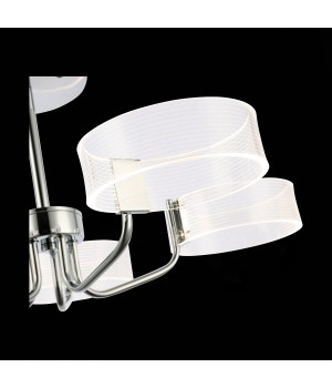 SLE283102-05 Люстра потолочная Хром/Белый LED 5*8W 3000K SOLLA-foto6