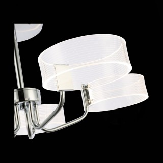 SLE283102-05 Люстра потолочная Хром/Белый LED 5*8W 3000K SOLLA-foto6