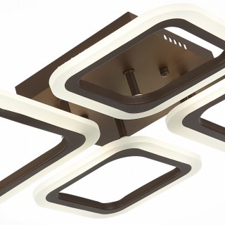 SLE500172-04 Светильник потолочный Кофейный/Белый LED 1*88W 3000-6000K SAMURO-foto5