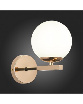 SLE106801-01 Бра Французское золото/Белый E14 1*40W SONCO-foto5