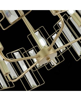 SLE103403-05 Люстра подвесная Шампань/Прозрачный E14 5*40W GIANO-foto6