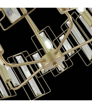 SLE103403-05 Люстра подвесная Шампань/Прозрачный E14 5*40W GIANO-foto6