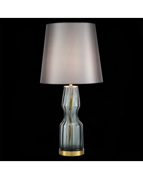 SL1005.104.01 Прикроватная лампа ST-Luce Дымчатый,Латунь/Серый E27 1*40W SAYA-foto4