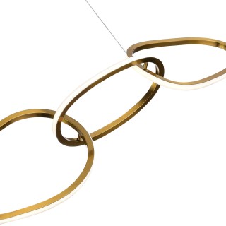 SL6505.203.50 Светильник подвесной ST-Luce Золотистый/Золотистый LED 1*50W 4000K ABRA-foto3