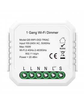 ST9000.500.01CDIM WIFI диммируемое реле 1 канал Белый - -*150W - Ra IP20 L46xW46xH18 230V AROUND-foto3
