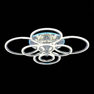 SLE500512-08RGB Светильник потолочный Хром/Белый LED 1*212W RGB 15W 3000-6000K CERINA-foto7