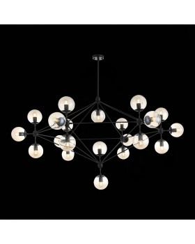 SLE154903-21 Люстра подвесная Черный/Янтарный E27 21*40W LACOTTA-foto2